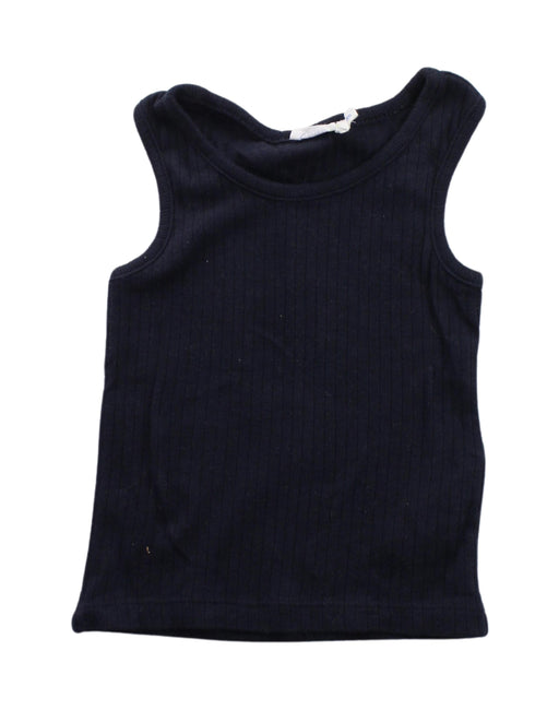 A Blue Sleeveless T Shirts from Bout'Chou in size 6-12M for boy. (Front View)