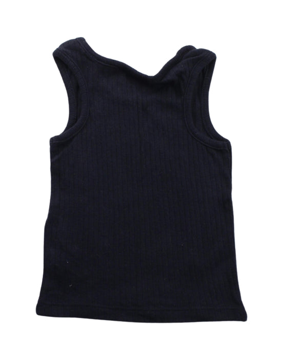 A Blue Sleeveless T Shirts from Bout'Chou in size 6-12M for boy. (Back View)