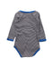 A Blue Long Sleeve Bodysuits from Petit Bateau in size 3-6M for boy. (Back View)