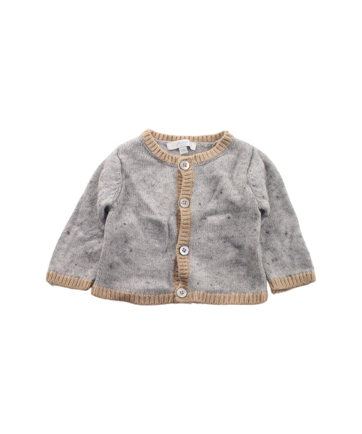 A Beige Cardigans from Jacadi in size 0-3M for boy. (Front View)