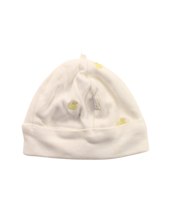 A White Beanies from Jojo Maman Bébé in size 0-3M for girl. (Back View)