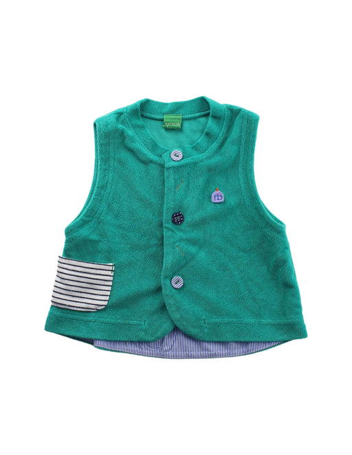 A Green Dress Up Vests from Ragmart in size 18-24M for boy. (Front View)