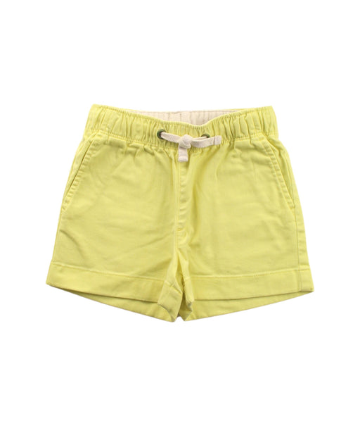 A Yellow Shorts from Crewcuts in size 2T for boy. (Front View)