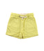 A Yellow Shorts from Crewcuts in size 2T for boy. (Front View)
