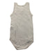 A Grey Sleeveless Bodysuits from Petit Bateau in size 3T for boy. (Back View)