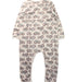 A White Long Sleeve Jumpsuits from Petit Bateau in size 3T for boy. (Back View)