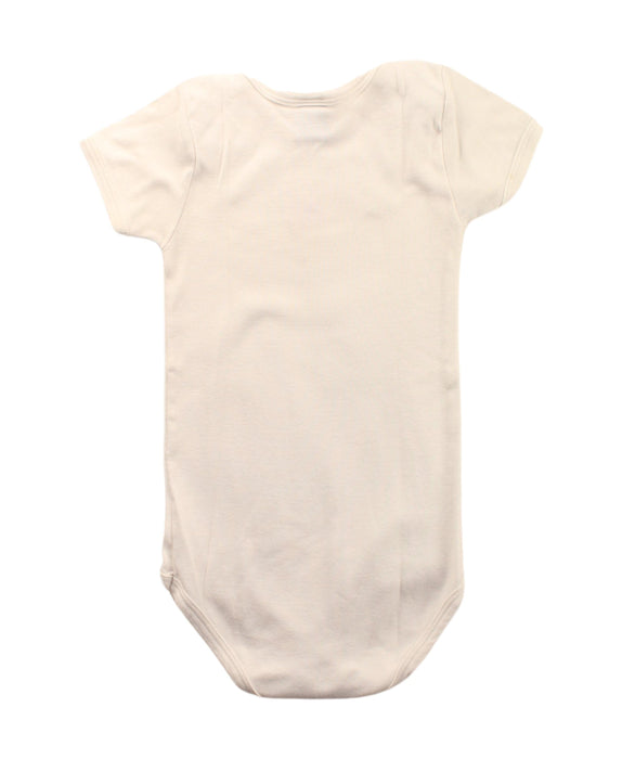 A White Short Sleeve Bodysuits from Petit Bateau in size 3T for neutral. (Back View)