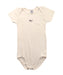 A White Short Sleeve Bodysuits from Petit Bateau in size 3T for boy. (Front View)