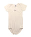 A White Short Sleeve Bodysuits from Petit Bateau in size 3T for boy. (Front View)