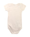 A White Short Sleeve Bodysuits from Petit Bateau in size 3T for boy. (Back View)