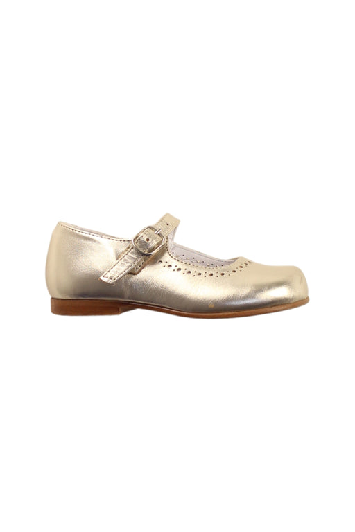 A Gold Flats from Childrens Classics in size 18-24M for girl. (Front View)