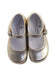 A Gold Flats from Childrens Classics in size 18-24M for girl. (Back View)