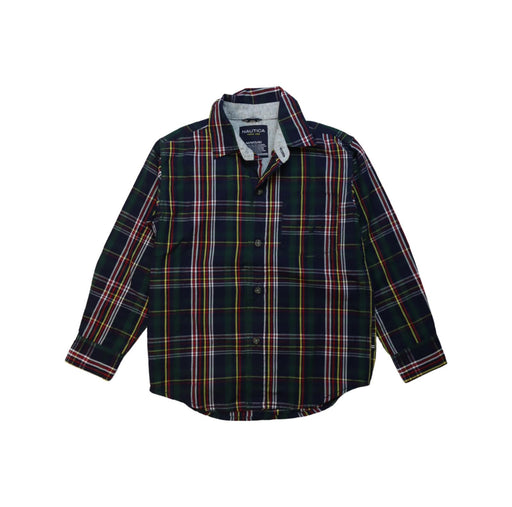 A Multicolour Long Sleeve Shirts from Nautica in size 5T for boy. (Front View)
