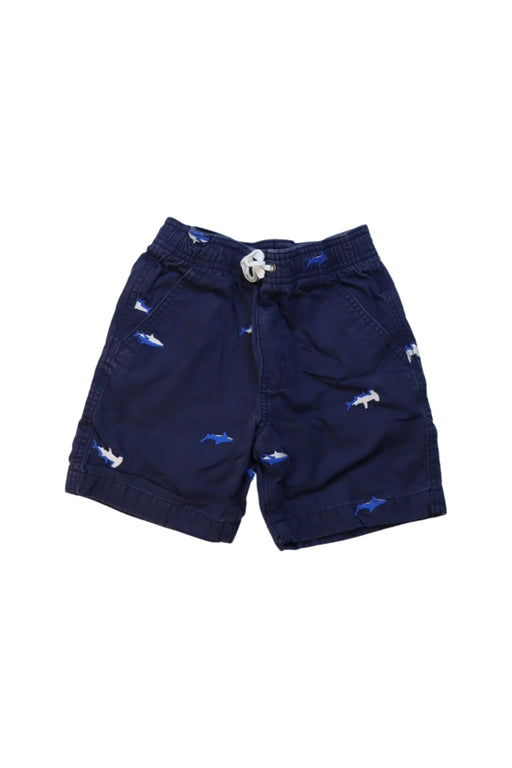 A Navy Shorts from Hanna Andersson in size 5T for boy. (Front View)