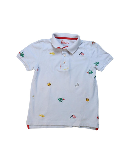 A Multicolour Short Sleeve Polos from Boden in size 5T for boy. (Front View)
