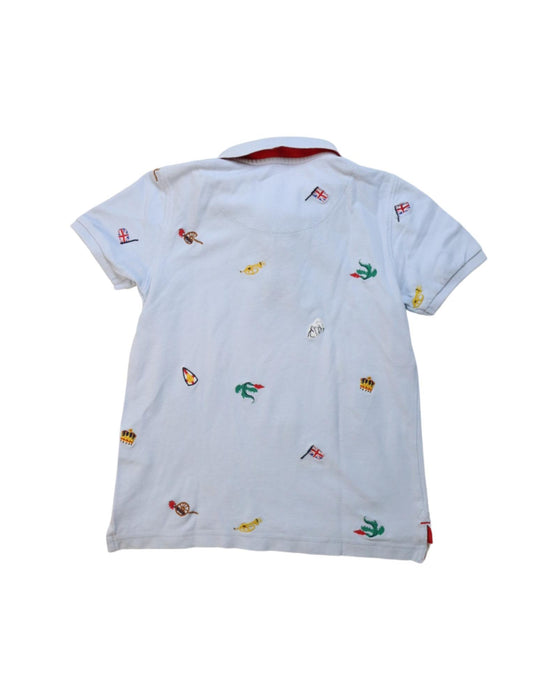 A Multicolour Short Sleeve Polos from Boden in size 5T for boy. (Back View)