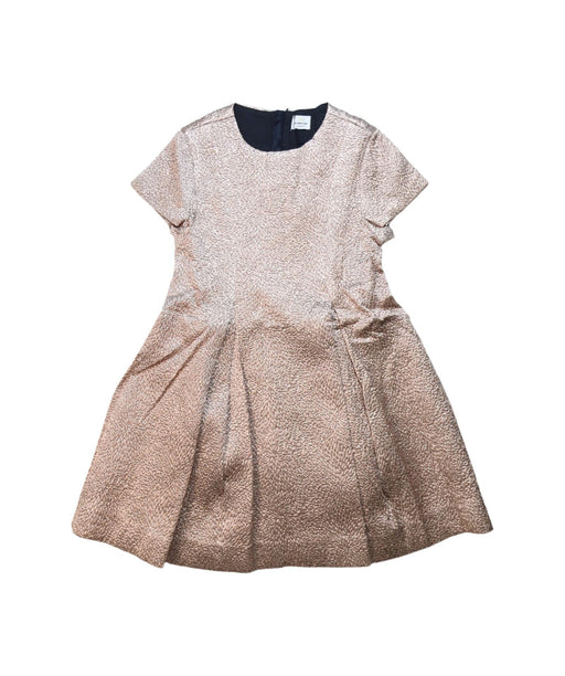 A Brown Short Sleeve Dresses from No Added Sugar in size 5T for girl. (Front View)