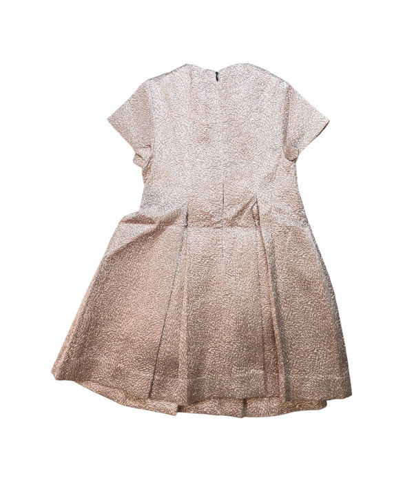 A Brown Short Sleeve Dresses from No Added Sugar in size 5T for girl. (Back View)