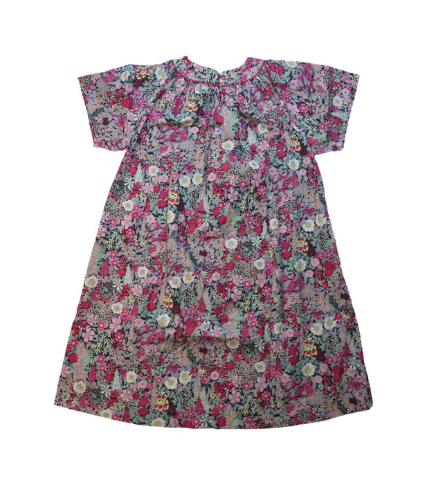A Multicolour Short Sleeve Dresses from Lily Rose in size 10Y for girl. (Back View)