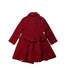 A Red Coats from Monsoon in size 5T for girl. (Back View)