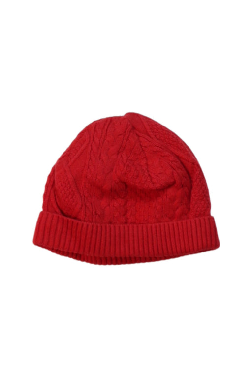 A Red Beanies from Janie & Jack in size 6-12M for neutral. (Front View)