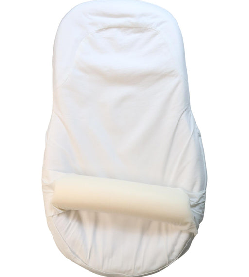 A White Cots & Cribs from Red Castle in size 0-3M for neutral. (Front View)
