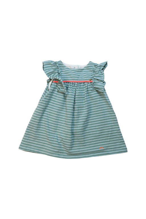 A Green Dress Sets from Nanos in size 12-18M for girl. (Front View)