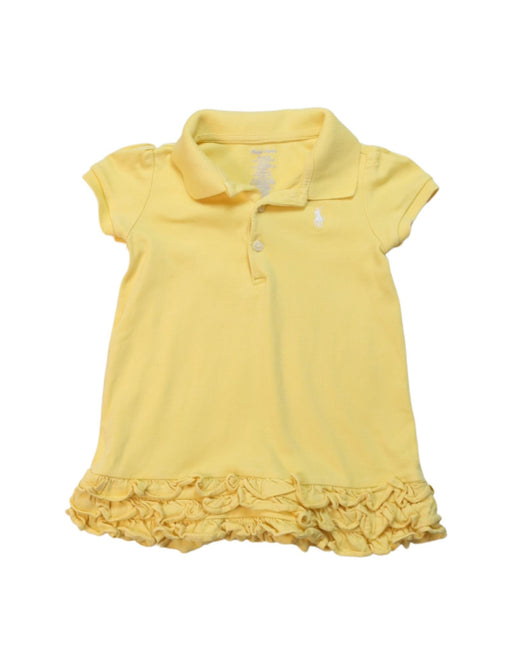 A Yellow Dress Sets from Ralph Lauren in size 12-18M for girl. (Front View)