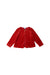 A Red Cardigans from Petit Bateau in size 18-24M for girl. (Front View)