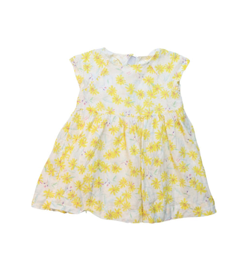 A Multicolour Short Sleeve Dresses from Petit Bateau in size 12-18M for girl. (Front View)