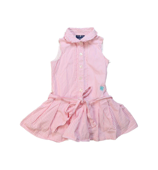A Pink Sleeveless Dresses from Nicholas & Bears in size 12-18M for girl. (Front View)