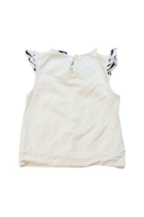 A White Sleeveless Tops from Nicholas & Bears in size 6-12M for girl. (Back View)
