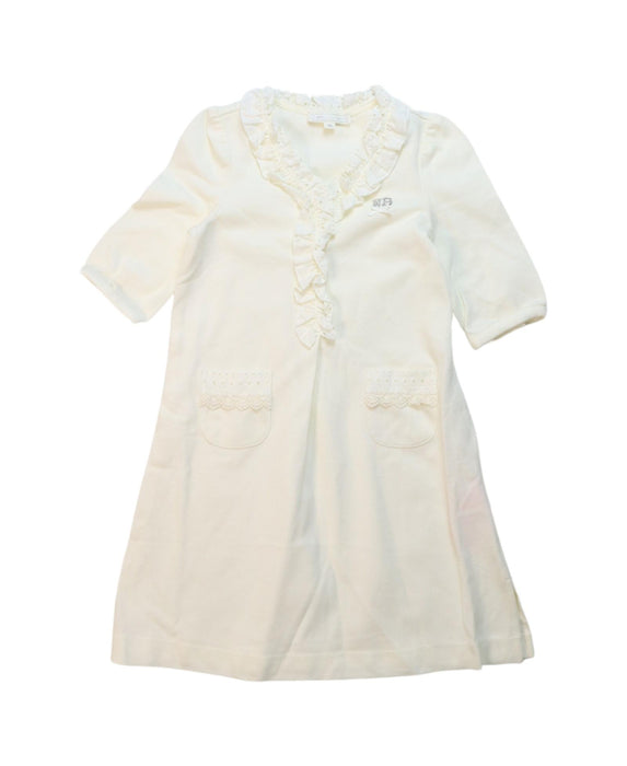 A White Short Sleeve Dresses from Nicholas & Bears in size 12-18M for girl. (Front View)