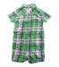 A Green Short Sleeve Rompers from Ralph Lauren in size 2T for boy. (Back View)