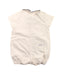 A White Short Sleeve Rompers from Janie & Jack in size 6-12M for girl. (Back View)