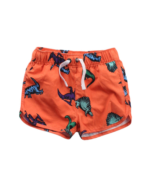A Orange Swim Shorts from Hanna Andersson in size 6-12M for boy. (Front View)