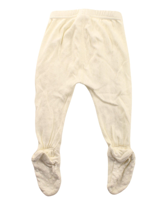 A White Sweatpants from Hanna Andersson in size 6-12M for girl. (Back View)