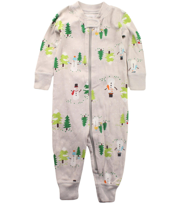 A Green Long Sleeve Jumpsuits from Hanna Andersson in size 6-12M for boy. (Front View)