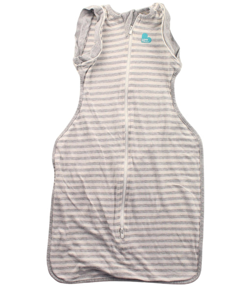 A Grey Swaddles from Love To Dream in size 3-6M for girl. (Front View)