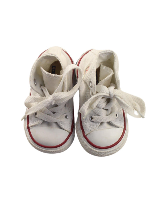 A White Sneakers from Converse in size 12-18M for boy. (Back View)
