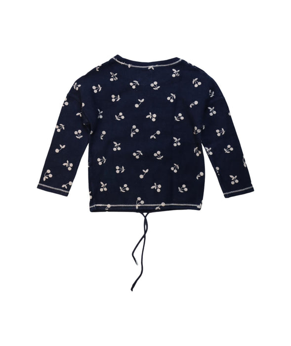 A Navy Long Sleeve Tops from Country Road in size 4T for girl. (Back View)