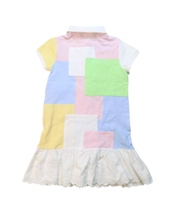 A Multicolour Short Sleeve Dresses from Polo Ralph Lauren in size 5T for girl. (Back View)