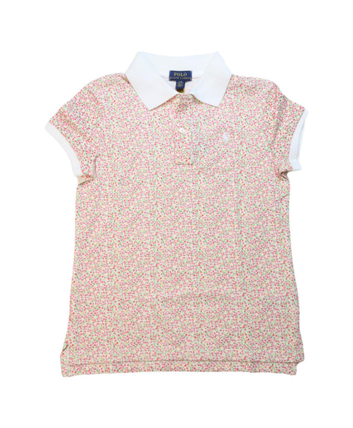 A Multicolour Short Sleeve Polos from Polo Ralph Lauren in size 12Y for girl. (Front View)