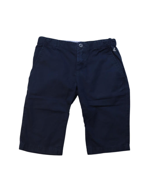 A Navy Shorts from Petit Bateau in size 10Y for boy. (Front View)