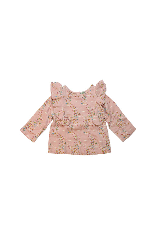 A Multicolour Long Sleeve Tops from Little Green Radicals in size 6-12M for girl. (Front View)
