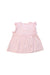 A Pink Sleeveless Dresses from Happyland in size 6-12M for girl. (Back View)