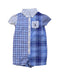 A Blue Short Sleeve Rompers from Ralph Lauren in size 3-6M for boy. (Front View)