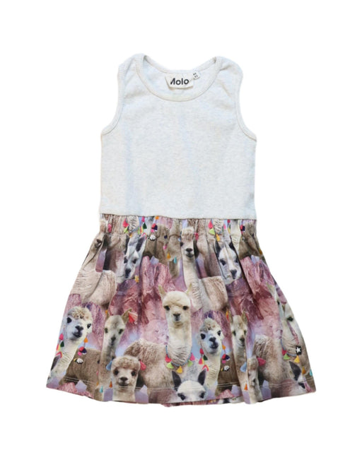 A Multicolour Sleeveless Dresses from Molo in size 18-24M for girl. (Front View)