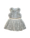 A Grey Sleeveless Dresses from Nicholas & Bears in size 6-12M for girl. (Front View)