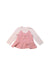 A Pink Long Sleeve Tops from Momonittu in size 2T for girl. (Front View)